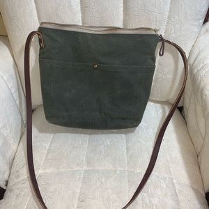 Waxed canvas Etsy bag